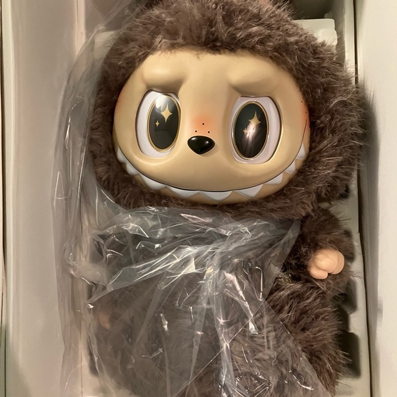 AUTHENTIC Pop Mart Labubu Zimomo Monsters I Found You Vinyl Face Doll + Tote - Picture 12 of 13